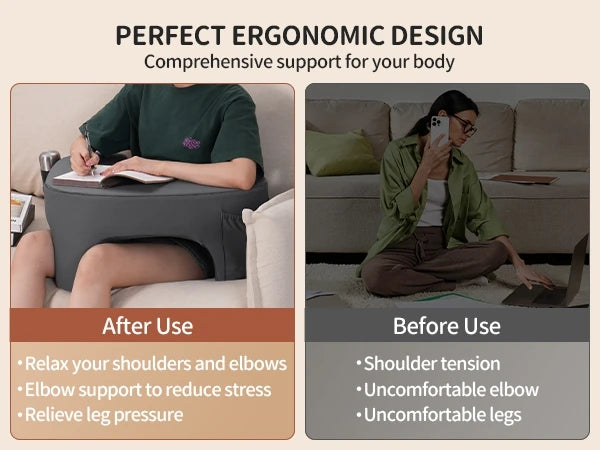 Ergonomic Gaming & Reading Pillow