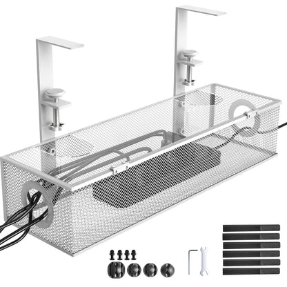 Under Desk Cable Organizer Tray