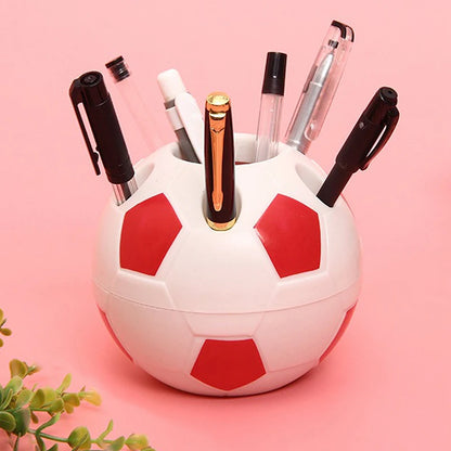 Soccer Shape Pen Pencil & Toothbrush Holder