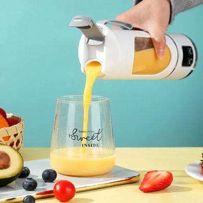 Electric Juicer Mini Portable Blender 8-Blade Juice Maker