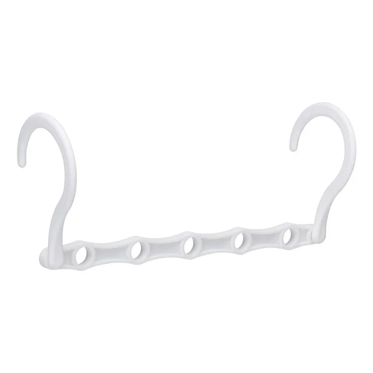 Multifunctional 5-Hole Folding Plastic Hanger – Space-Saving & Windproof