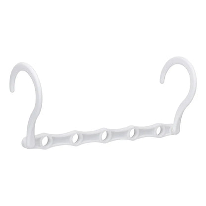 Multifunctional 5-Hole Folding Plastic Hanger – Space-Saving & Windproof