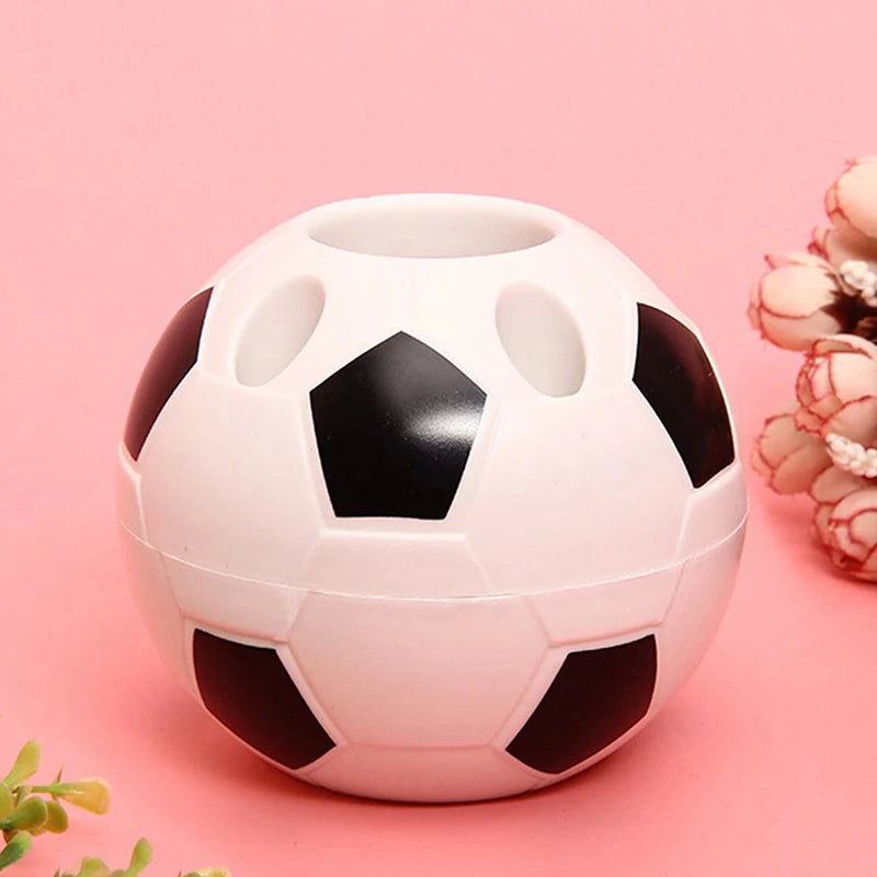 Soccer Shape Pen Pencil & Toothbrush Holder