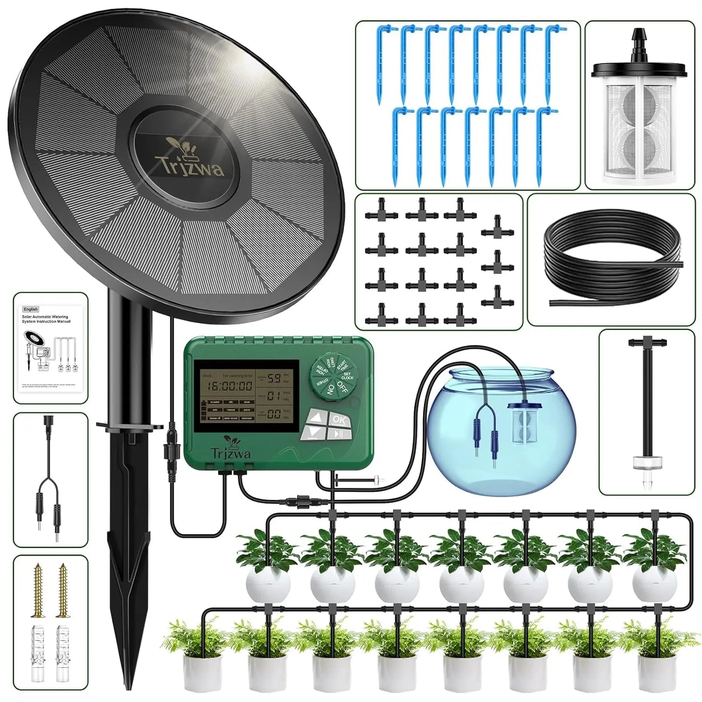 DIY Solar Drip Irrigation System Kit