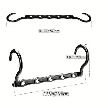 Multifunctional 5-Hole Folding Plastic Hanger – Space-Saving & Windproof