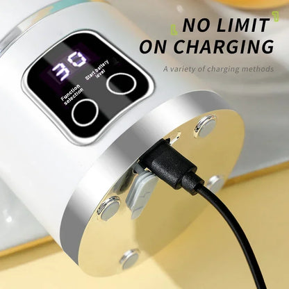 Electric Juicer Mini Portable Blender 8-Blade Juice Maker