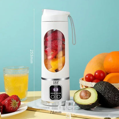 Electric Juicer Mini Portable Blender 8-Blade Juice Maker