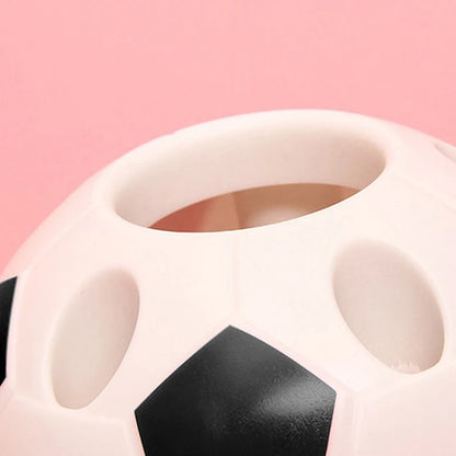 Soccer Shape Pen Pencil & Toothbrush Holder