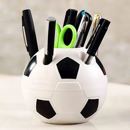 Soccer Shape Pen Pencil & Toothbrush Holder