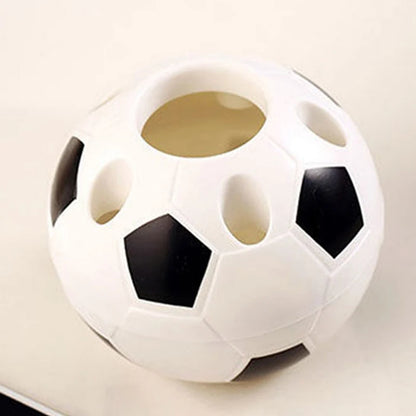 Soccer Shape Pen Pencil & Toothbrush Holder
